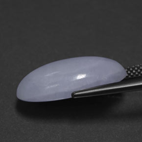 Jadeíta azul natural de 11,61 ct, corte óvalo, opaco