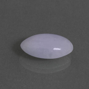 Jadeíta azul natural de 5,85 ct, corte óvalo, opaco