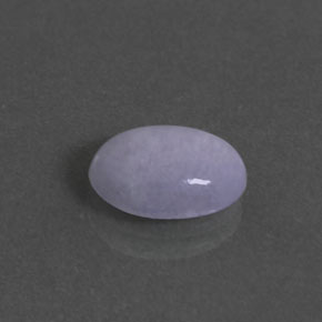 Jadeíta azul natural de 2,33 ct, corte óvalo, opaco