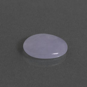 Jadeíta azul natural de 2,17 ct, corte óvalo, translúcido