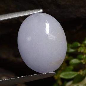 Jadeíta Lavanda natural de 4.86 ct, Corte Óvalo, Translúcido