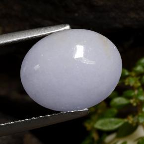 Jadeíta Lavanda natural de 4.86 ct, Corte Óvalo, Translúcido