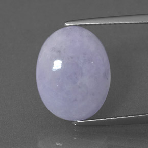 Jadeíta Lavanda natural de 9.36 ct, Ovalada, Opaco