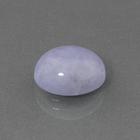 Jadeíta azul natural de 4,96 ct, corte óvalo, opaco