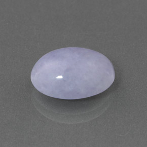 Jadeíta azul natural de 5,54 ct, corte óvalo, opaco