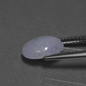 Jadeíta Lavanda natural de 2.84 ct, Corte Óvalo, Opaco