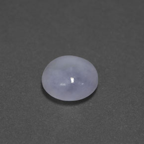 Jadeíta Lavanda natural de 3.06 ct, Corte Redondo, Opaco