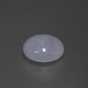 Jadeíta azul natural de 2,76 ct, corte óvalo, opaco
