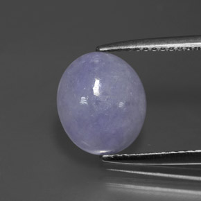 Jadeíta Lavanda natural de 3.19 ct, Corte Óvalo, Opaco