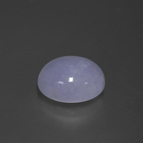 Jadeíta azul natural de 2,90 ct, corte óvalo, opaco