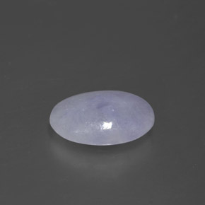 Jadeíta azul natural de 1,99 ct, corte óvalo, opaco