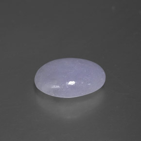 Jadeíta azul natural de 2,07 ct, corte óvalo, opaco