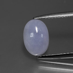 Jadeíta Lavanda natural de 1.35 ct, Corte Óvalo, Opaco