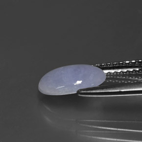 Jadeíta Lavanda natural de 1.35 ct, Corte Óvalo, Opaco