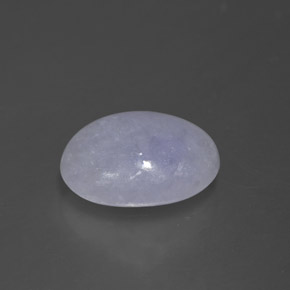 Jadeíta azul natural de 3,28 ct, corte óvalo, opaco
