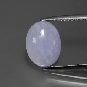 Jadeíta Lavanda natural de 2.25 ct, Corte Óvalo, Opaco