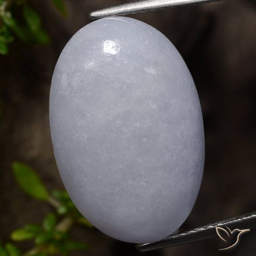 11.54ct Natural Gris Jadeíta, Ovalada, Opaco