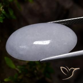 Jadeíta Gris natural de 11.54 ct, Ovalada, Opaco