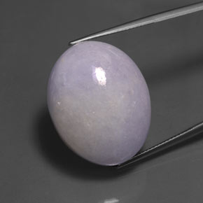 Jadeíta azul natural de 60,38 ct, corte óvalo, opaco