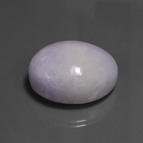 Jadeíta azul natural de 60,38 ct, corte óvalo, opaco