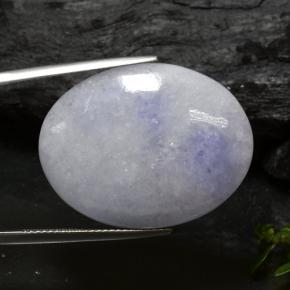 Jadeíta Lavanda natural de 46.32 ct, Corte Óvalo, Opaco