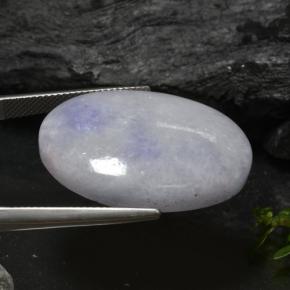 Jadeíta Lavanda natural de 46.32 ct, Corte Óvalo, Opaco