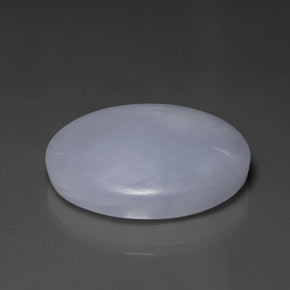 Jadeíta azul natural de 53,76 ct, corte óvalo, opaco