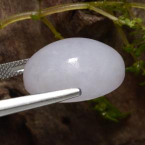 Jadeíta Gris natural de 22.29 ct, Corte Óvalo, Translúcido