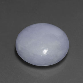 Jadeíta azul natural de 16,21 ct, corte redondo, opaco