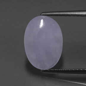 Jadeíta Lavanda natural de 2.17 ct, Corte Óvalo, Transparente