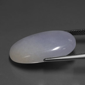 Jadeíta Lavanda natural de 22.23 ct, Corte Óvalo, Translúcido