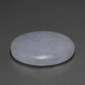 Jadeíta azul natural de 20,64 ct, corte óvalo, translúcido