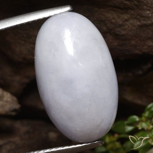 14.38ct Natural Gris Jadeíta, Ovalada, Translúcido