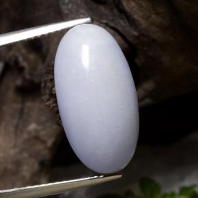 Jadeíta violeta natural de 12,42 ct, corte óvalo, translúcido