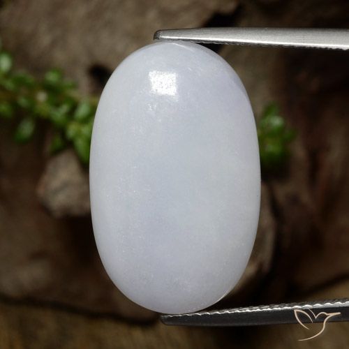 17.61ct Natural Verde claro Jadeíta, Ovalada, Translúcido