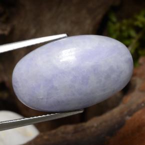 Jadeíta Violeta claro natural de 23.85 ct, Corte Óvalo, Opaco