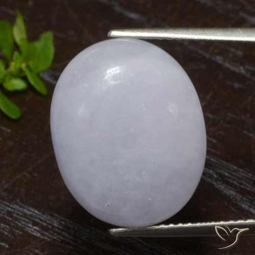 13.41ct Natural Gris Jadeíta, Ovalada, Translúcido