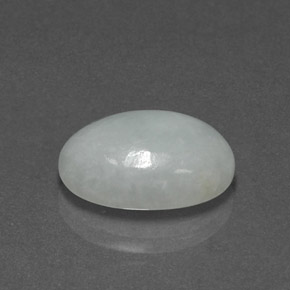 Jadeíta verde natural de 8,44 ct, corte óvalo, opaco