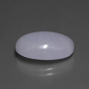 Jadeíta azul natural de 8,65 ct, corte óvalo, opaco