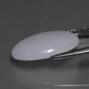 Jadeíta Lavanda natural de 7.81 ct, Corte Óvalo, Translúcido