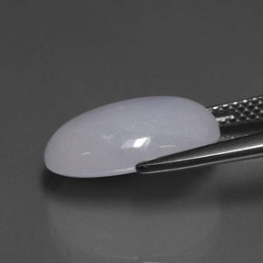 Jadeíta Lavanda natural de 7.79 ct, Corte Óvalo, Translúcido
