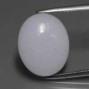 Jadeíta Lavanda natural de 9.73 ct, Corte Óvalo, Translúcido