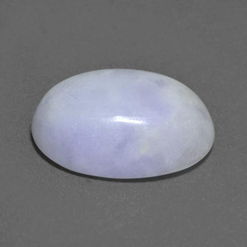 Jadeíta Violeta claro natural de 12.38 ct, Corte Óvalo, Opaco
