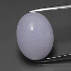 Jadeíta azul natural de 11,64 ct, corte óvalo, translúcido