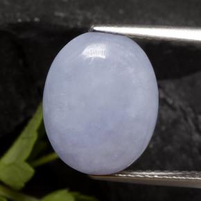 Jadeíta violeta natural de 5,51 ct, corte óvalo, translúcido