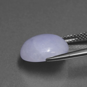 Jadeíta Lavanda natural de 7.18 ct, Corte Redondo, Translúcido