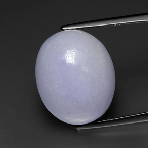 Jadeíta Lavanda natural de 21.40 ct, Ovalada, Opaco