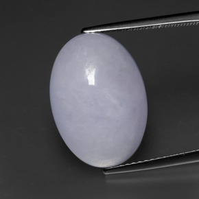 Jadeíta Lavanda natural de 13.55 ct, Ovalada, Opaco