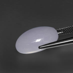 Jadeíta Lavanda natural de 15.81 ct, Ovalada, Opaco