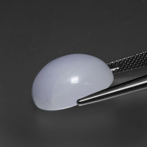 Jadeíta Lavanda natural de 14.60 ct, Ovalada, Opaco